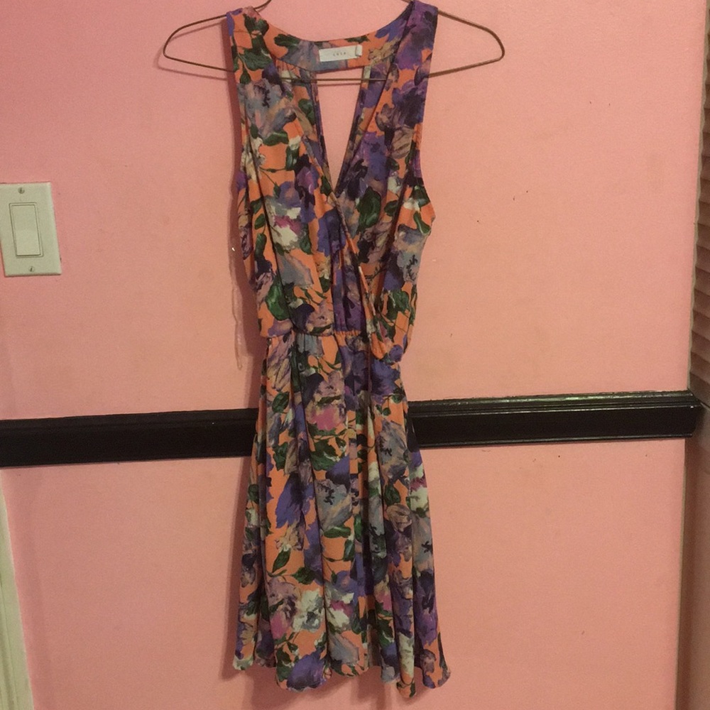 Lush floral spring dress